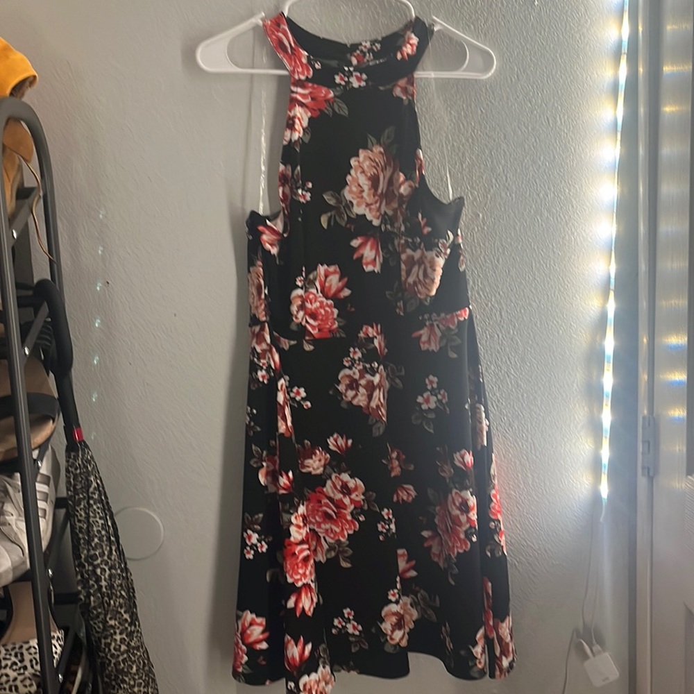 Black Floral Dress